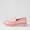 Oley Pink Patent Leather Loafers -Lynx Shoes Shop TO12297PRTPL 2