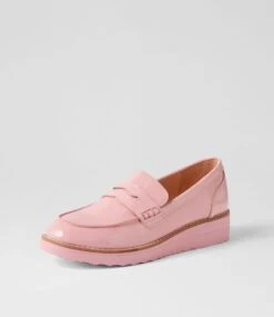 Oley Pink Patent Leather Loafers -Lynx Shoes Shop TO12297PRTPL 3