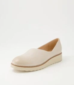 Ohdear Nude Leather Flat Shoes -Lynx Shoes Shop TO12298NWYLE 3