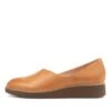 Ohdear Dark Tan Leather Flat Shoes 1 Ohdear Dark Tan Leather Flat Shoes -Lynx Shoes Shop TO12298TRMLE 4