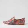 Sommer Lrg Harlequin Tan Multi Flat Shoes -Lynx Shoes Shop TO12379RUFHG 2