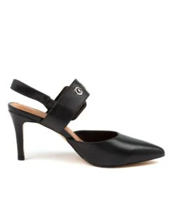 Brylie Black Leather -Lynx Shoes Shop TO12489BLALE 5