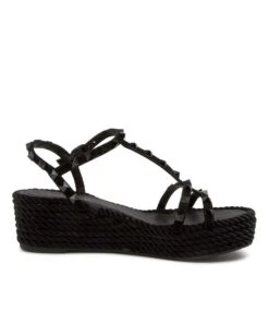 Lynsey To Black Black Suede Studs -Lynx Shoes Shop TO12532B58G7 5