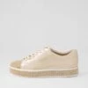 Purity Nude Shimmer Leather Jewels Sneakers -Lynx Shoes Shop TO12539KQS2I 2