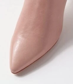 Lara Pink Leather Ankle Boots 10 Lara Pink Leather Ankle Boots -Lynx Shoes Shop TO12613PINLE 5