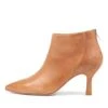 Lara Tan Leather Ankle Boots 2 Lara Tan Leather Ankle Boots -Lynx Shoes Shop TO12613TANLE 4