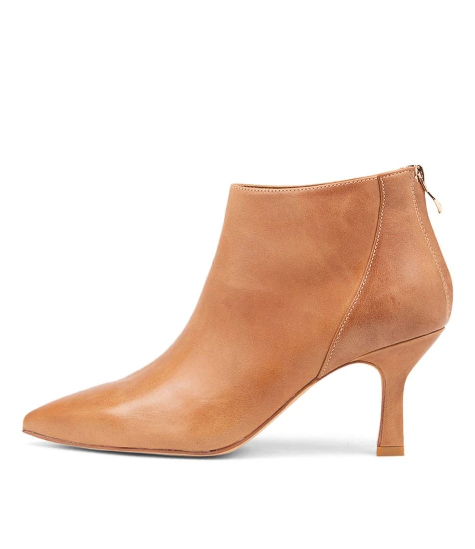 Lara Tan Leather Ankle Boots 3 Lara Tan Leather Ankle Boots