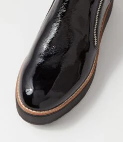 Nene Black Patent Leather Ankle Boots -Lynx Shoes Shop TO12652B75PL 5