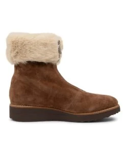 Ohana Dark Tan Suede Ankle Boots -Lynx Shoes Shop TO12658ERCKD 5