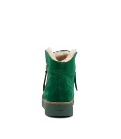 Opal Emerald Suede Ankle Boots -Lynx Shoes Shop TO12659HZUKD 3