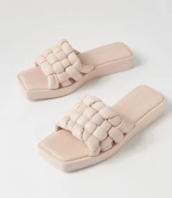 Bronza Pale Pink Leather Sandals 11 Bronza Pale Pink Leather Sandals -Lynx Shoes Shop TO12765PFDLE 6