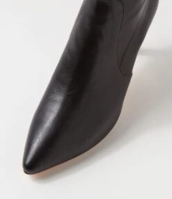 Boydy Black Stretch Smooth Knee High Boots -Lynx Shoes Shop TO12915BLAJZ 5