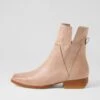 Gaines Cafe Leather Ankle Boots -Lynx Shoes Shop TO12918N43LE 2