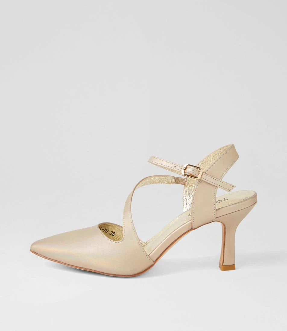 Lukka Gold Rainbow Leather Heels 3 Lukka Gold Rainbow Leather Heels