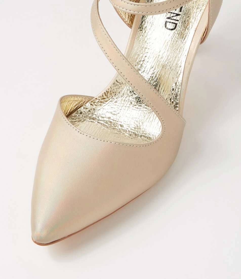 Lukka Gold Rainbow Leather Heels 6 Lukka Gold Rainbow Leather Heels - Image 4