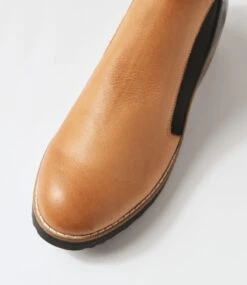 Osiel Dark Tan Black Multi Chelsea Boots -Lynx Shoes Shop TO12972TAPHG 5