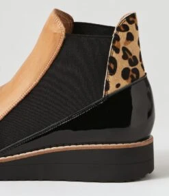 Osiel Dark Tan Black Multi Chelsea Boots -Lynx Shoes Shop TO12972TAPHG 6