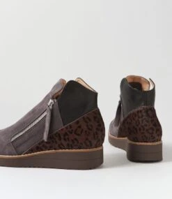 Ossha Cocoa Light Choc Leopard Multi Ankle Boots 11 Ossha Cocoa Light Choc Leopard Multi Ankle Boots -Lynx Shoes Shop TO12973EQZHG 6