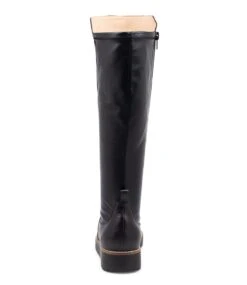 Oletta Black Leather Knee High Boots Bs 9 Oletta Black Leather Knee High Boots Bs -Lynx Shoes Shop TO12974B75HB 3