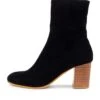 Unises Black Suede Ankle Boots Nh -Lynx Shoes Shop TO13001BBLSU 4