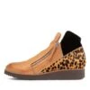 Ossha Dark Tan Leopard Multi Ankle Boots -Lynx Shoes Shop TO13027T1LHG 4