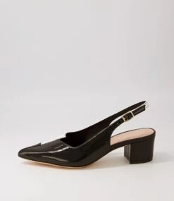 Amedeo Black White Multi Heels