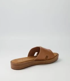 Fando Tan Leather Slides Ns -Lynx Shoes Shop TO13072THILE 4