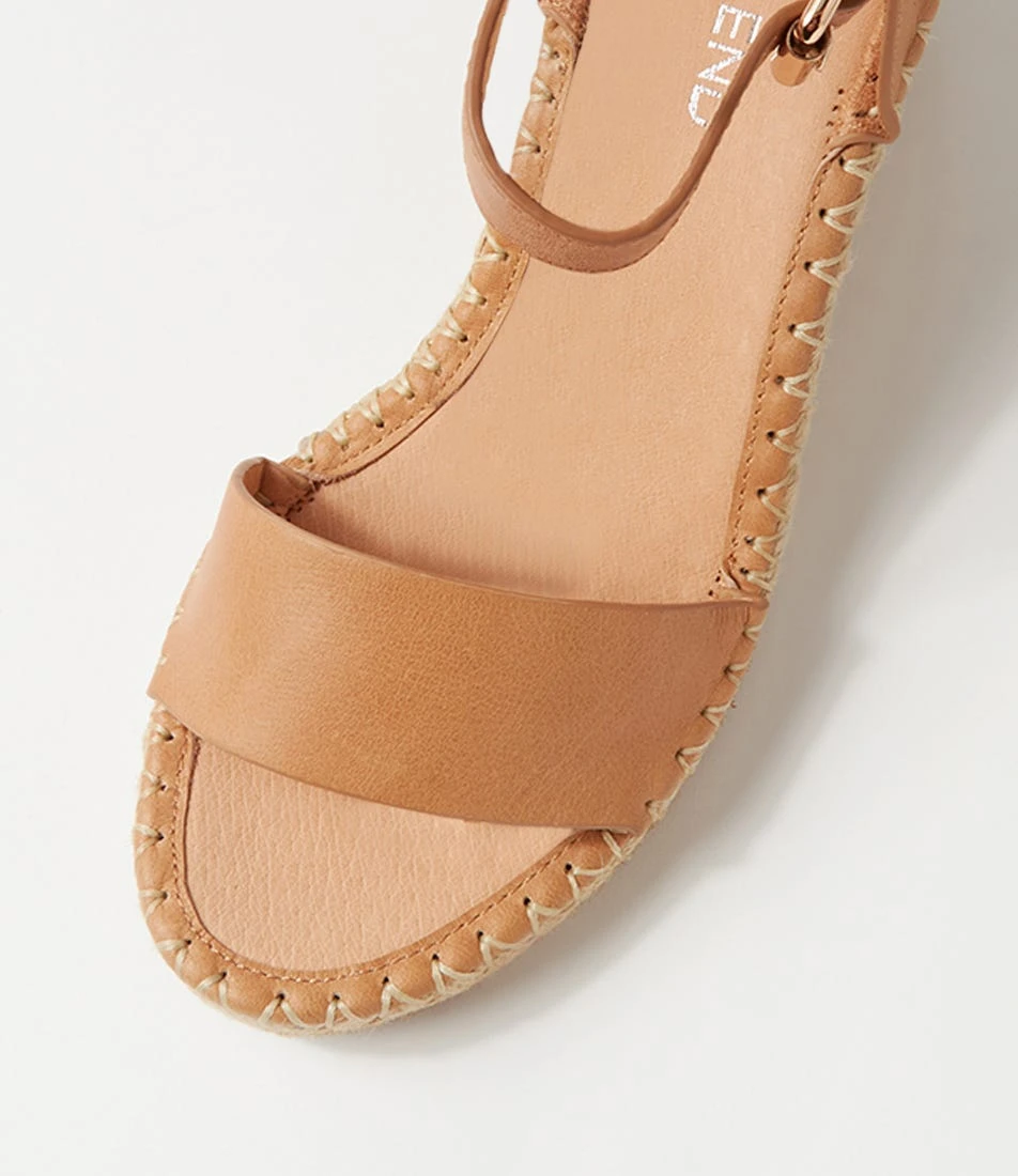 Gonice Cappuccino Tan Leather Espadrilles 6 Gonice Cappuccino Tan Leather Espadrilles - Image 4