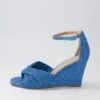 Kotio Blue Syn Raffia Espadrilles -Lynx Shoes Shop TO13107BLU3O 2