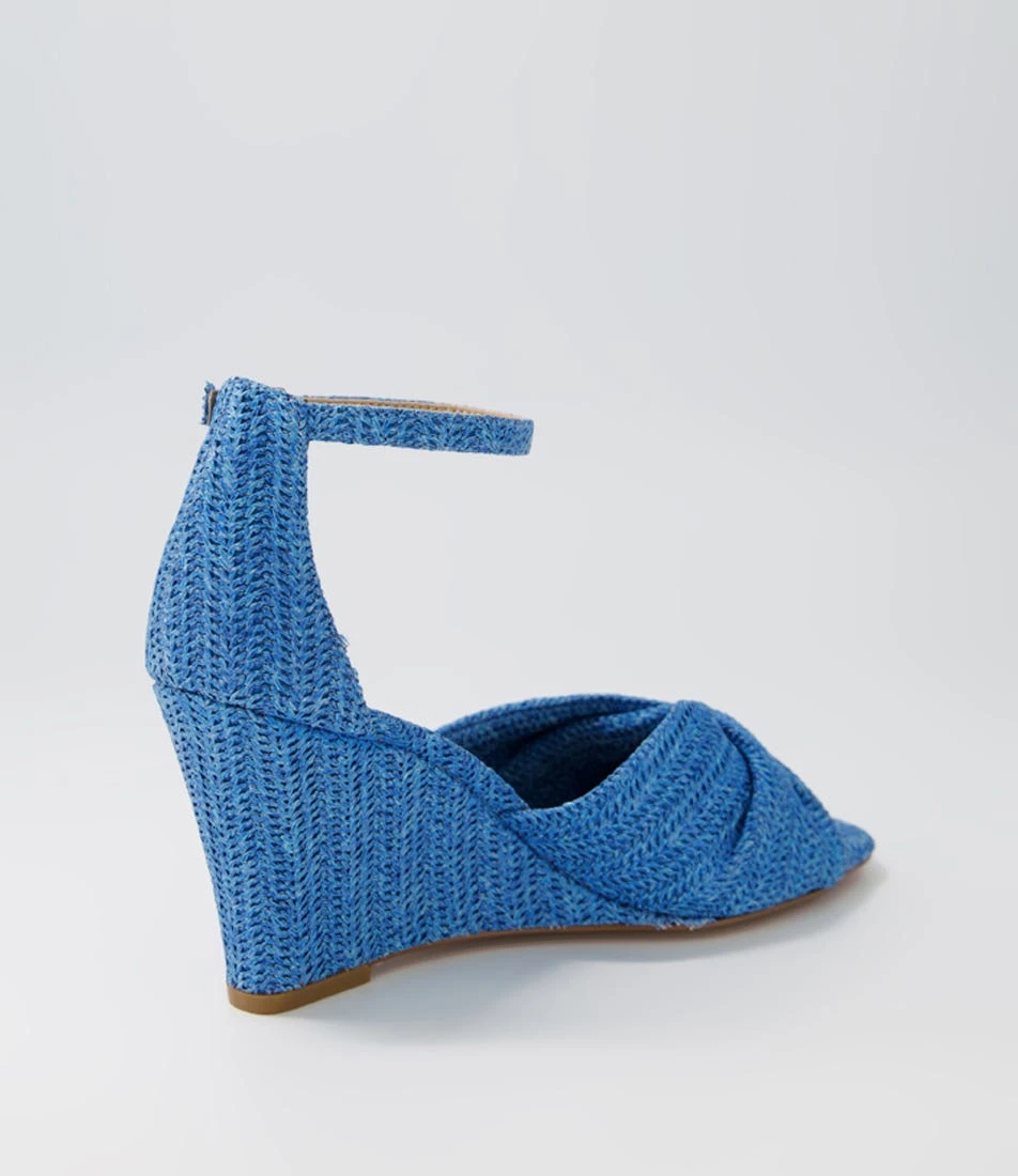 Kotio Blue Syn Raffia Espadrilles 5 Kotio Blue Syn Raffia Espadrilles - Image 3