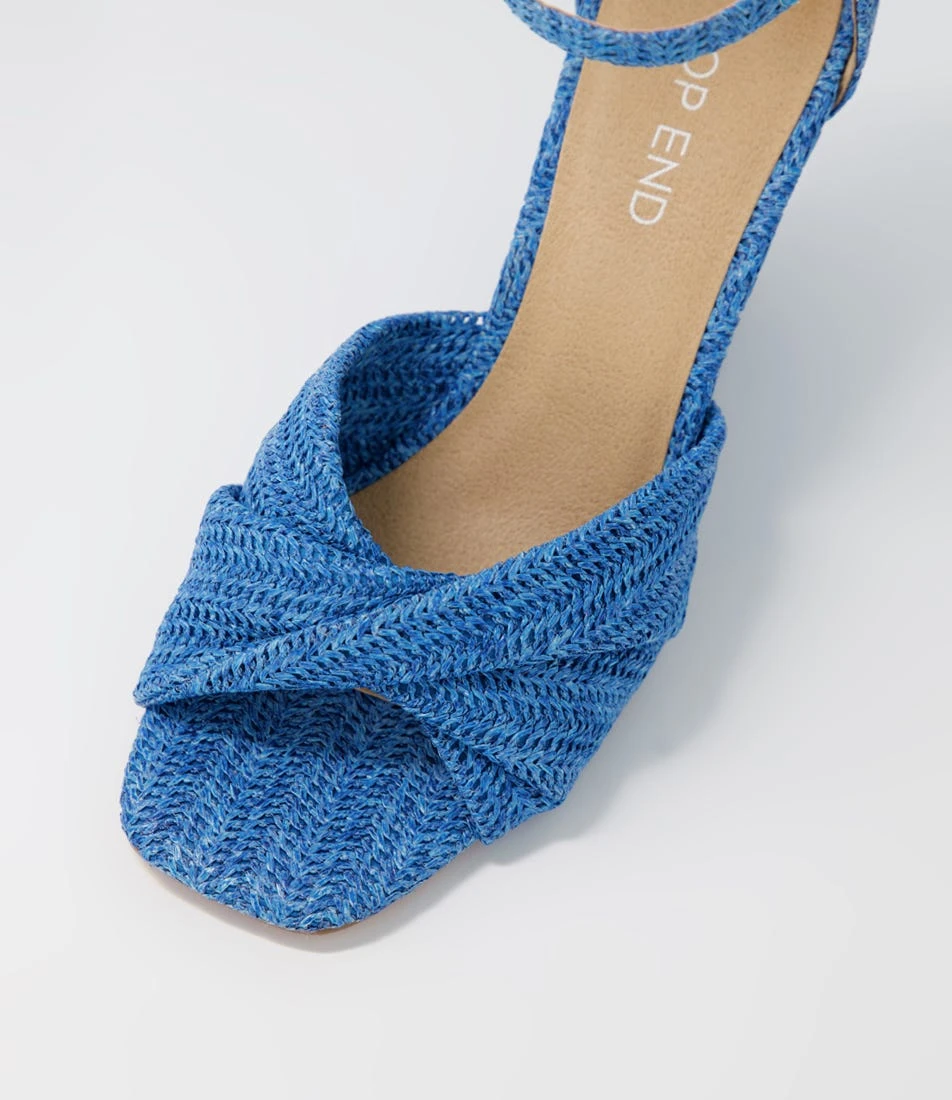 Kotio Blue Syn Raffia Espadrilles 6 Kotio Blue Syn Raffia Espadrilles - Image 4