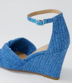 Kotio Blue Syn Raffia Espadrilles 11 Kotio Blue Syn Raffia Espadrilles -Lynx Shoes Shop TO13107BLU3O 6