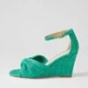 Kotio Emerald Synthetic Raffia Espadrilles 2 Kotio Emerald Synthetic Raffia Espadrilles -Lynx Shoes Shop TO13107H153O 2
