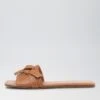 Langela Tan Leather Slides -Lynx Shoes Shop TO13108TANLE 2