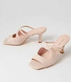 Licole Nude Leather Sandals 11 Licole Nude Leather Sandals -Lynx Shoes Shop TO13114NDULE 6