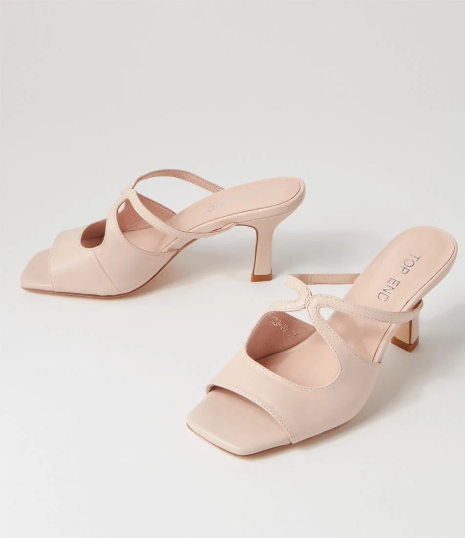 Licole Nude Leather Sandals 7 Licole Nude Leather Sandals - Image 5
