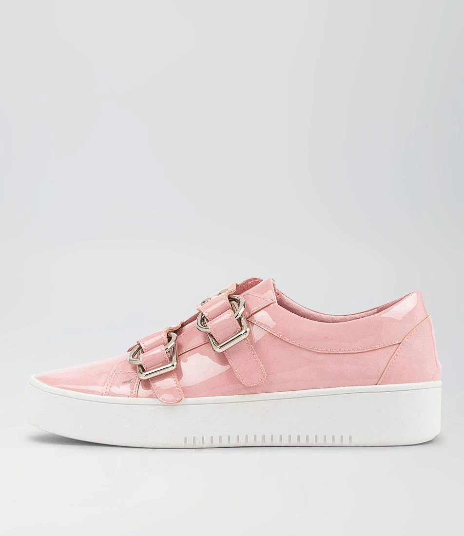 Lemuna Pink White Patent Leather Sneakers 3 Lemuna Pink White Patent Leather Sneakers