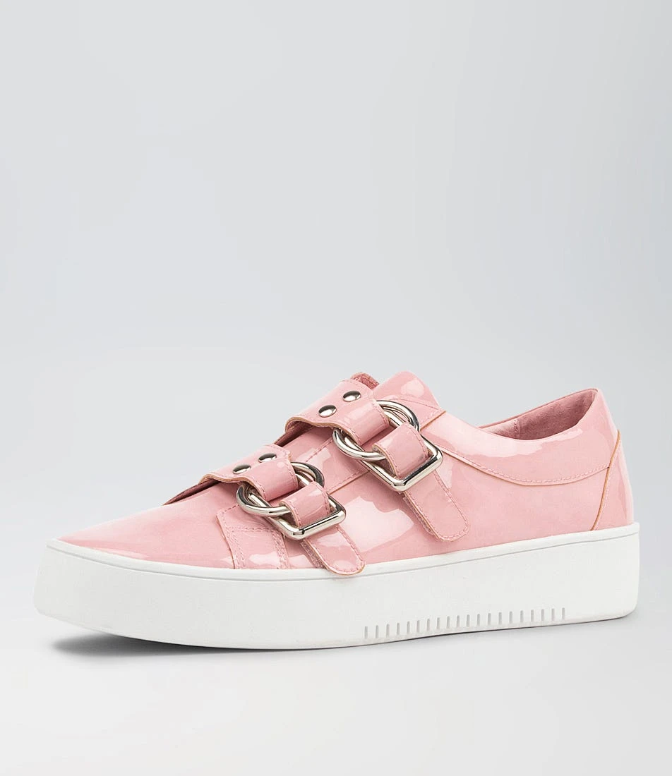 Lemuna Pink White Patent Leather Sneakers 4 Lemuna Pink White Patent Leather Sneakers - Image 2
