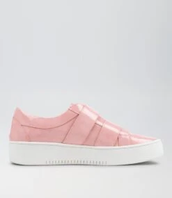 Lemuna Pink White Patent Leather Sneakers 9 Lemuna Pink White Patent Leather Sneakers -Lynx Shoes Shop TO13119PJ1PL 4