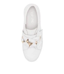 Layyah White Leather Sneakers Ws -Lynx Shoes Shop TO13120WAGLE 6