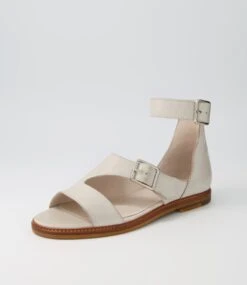 Nasenji Stone Leather Sandals -Lynx Shoes Shop TO13129NGMLE 3