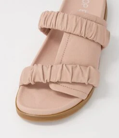 Resky Cafe Leather Slides -Lynx Shoes Shop TO13147N43LE 5