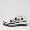 Sereno White Black Patent Multi Sneakers -Lynx Shoes Shop TO13156W66H7 2