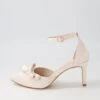 Benzals Nude Satin Heels 1 Benzals Nude Satin Heels -Lynx Shoes Shop TO13169NDUCB 2