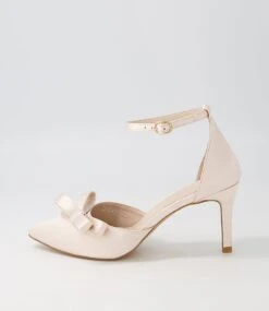 Benzals Nude Satin Heels