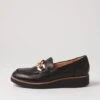 Ozama Black Leather Loafers -Lynx Shoes Shop TO13207B75LE 2
