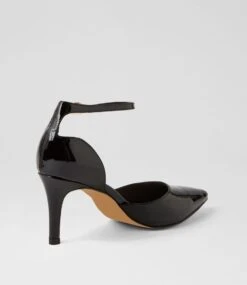 Bahammas Black Patent Leather Heels -Lynx Shoes Shop TO13218BLAPL 4