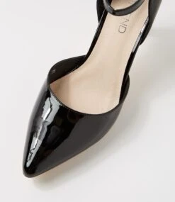 Bahammas Black Patent Leather Heels -Lynx Shoes Shop TO13218BLAPL 5