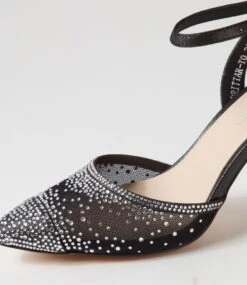 Brittar Black Shimmer Silver Multi Heels 11 Brittar Black Shimmer Silver Multi Heels -Lynx Shoes Shop TO13221CLMHG 6