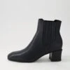 Elsea Black Leather Chelsea Boots 1 Elsea Black Leather Chelsea Boots -Lynx Shoes Shop TO13232BLALE 2